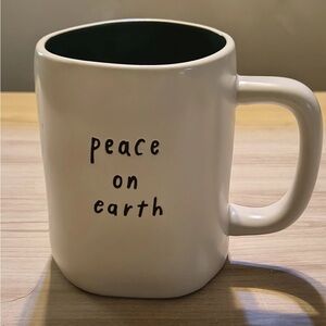 Rae dunn peace on earth double sided mug